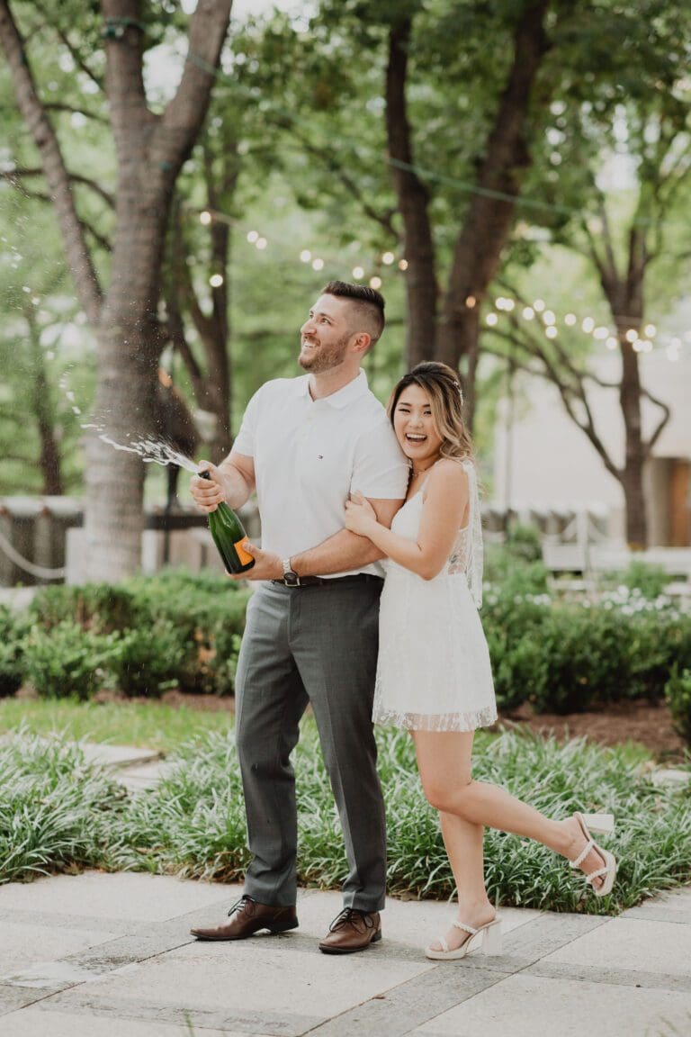 a man and woman standing next to each other. San Antonio, Charleston and Austin Wedding photographers Dallas Photographers By Bushel + Peck Photo.