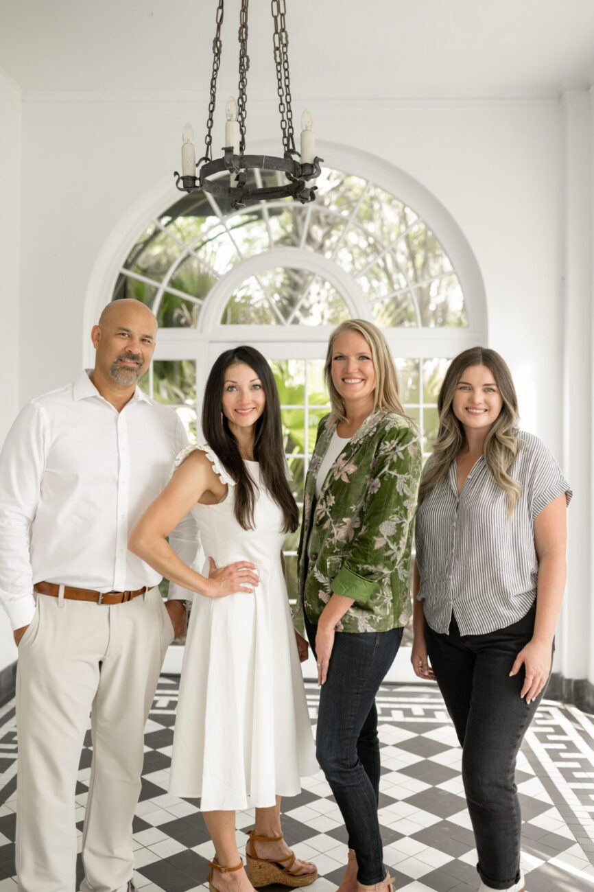 a group of people posing for a photo. The Bushel + Peck Photo Leadership Team.