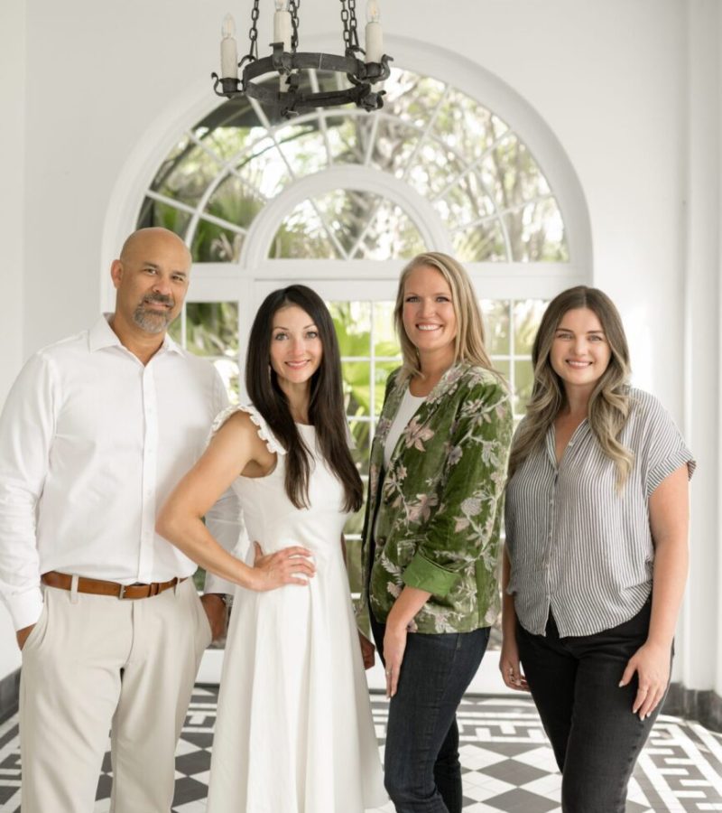 a group of people posing for a photo. The Bushel + Peck Photo Leadership Team.